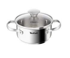 Puodas su dangteliu TEFAL Minis H8743155 14cm indukcinis nerūdijantis plienas