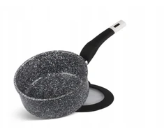 Puodas su silikoniniu dangteliu su granito danga, skirtas indukcijai, 18cm, 1,9L