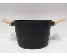Puodas VITTORIO 20 cm/2,2 l Galicja nieprzywieralną danga juoda