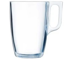 Bikuva.lt Puodelis 400ml NUEVO skaidrus