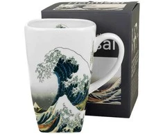 Bikuva.lt DUO Porcelianinis puodelis 650ml "The Great Wave"