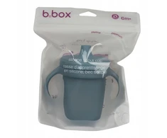 B.BOX BB201308 Silikoninis puodelis su snapeliu mėlynas