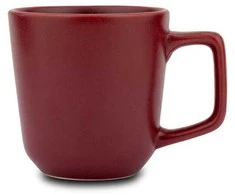 Puodelis Nava Soho 350ml matinis/bordo