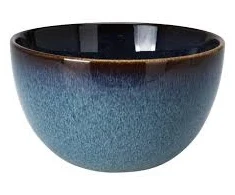 None Puodelis STONEWARE GLAZE, mėlynos sp., 350 ml