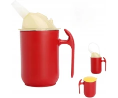 PUODULĖLIS SU ANTIUKU 3in1 senjorams, Tvirta šiaudų rankena, 400 ml DOVANA