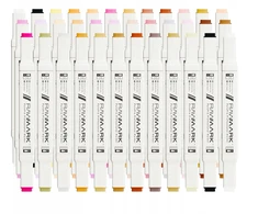 PurePro iniai žymekliai 36 spalvos Portretas - Rawmark