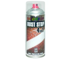 Dupli Color Purškiami antikoroziniai dažai RUST-STOP RAL9006, matiniai, 400 ml
