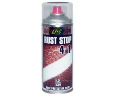 Purškiami antikoroziniai dažai RUST-STOP, matiniai, aliuminio sp., 400 ml