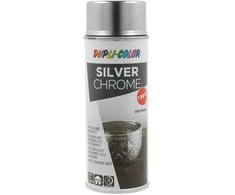 Purškiami dažai atsparūs aukštai temperatūrai DUPLI-COLOR 150°C, sidabrinio chromo efekto sp.,400 ml
