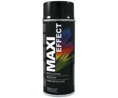 Motip Purškiami metaliko efekto dažai MAXI COLOR, juodos sp., 400 ml