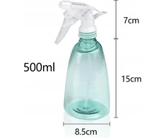 PURŠKIMO BUTELAS 500 ml MĖLYNAS REGULIUOJAMAS PAKARTOTINĖS PURŠKŠTUKAS
