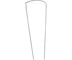 Pusapvalė atrama augalams H100cm W40cm/D5-5.2mm metalinė/žalias