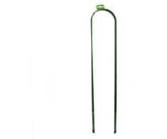 Pusapvalės atramos augalams 2vnt. D11cm/H1.20m metalinės/žalios