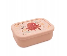 Pusryčių dėžutė - Sassi Junior - Slurpy aštuonkojis - Silikonas - Rožinė - 17,3 x 12 x 5,8 cm