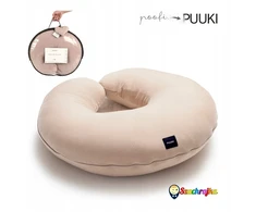 PUUKI - Poofi Kūdikių maitinimo pagalvė, Ekologiška medvilnė, Kruasanų nuga