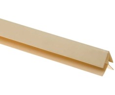 PVC dailylentės išorinis kampas 102 (310), 3 m ilgio