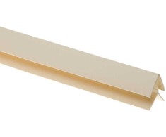 PVC dailylentės išorinis kampas 143 (302, 318), 3 m ilgio