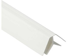 PVC dailylentės vidinis kampas 101 (309,317), baltos sp., 3 m ilgio