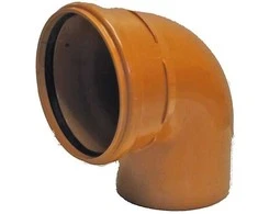PVC lauko kanalizacijos alkūnė WAVIN DN160, 45°