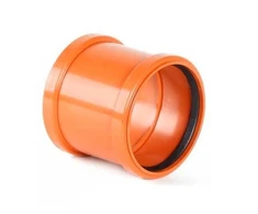 PVC lauko kanalizacijos dviguba mova PIPELIFE, DN110