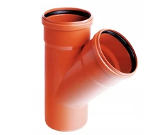 PVC lauko kanalizacijos trišakis PIPELIFE DN160 x 110 x 45°