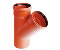 PVC lauko kanalizacijos trišakis PIPELIFE DN160 x 110 x 90°