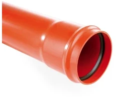 PVC lauko kanalizacijos vamzdis PIPELIFE COEX SN4, DN160 x 4,0 x 2000