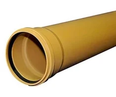 PVC lauko kanalizacijos vamzdis WAVIN, DN160 x 4,0 x 2000