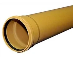 PVC lauko kanalizacijos vamzdis WAVIN, DN200 x 4,9 x 3000