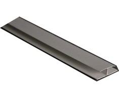 PVC profiliuotis P004-01-30, jungiamasis, pieno sp., 3 m, 1 vnt