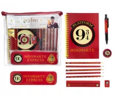Pyramid Przybory szkolne Harry Potter Duży komplektas Notes A4 Penalas Długopis Kredki
