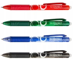Q-Connect Rašiklis su trintuku, 1mm, juodas