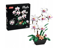 QBI Baltos orchidėjų konstrukcinės kaladėlės 581 vnt