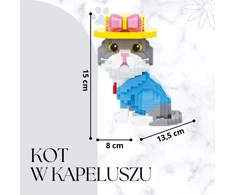 QBI Katė skrybėlėje blokai 832 vnt. rinkinys