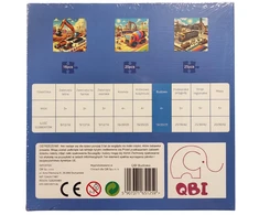 QBI magnetinė dėlionė KONSTRUKCIJA dėlionė 3in1 16/20/25 vnt.