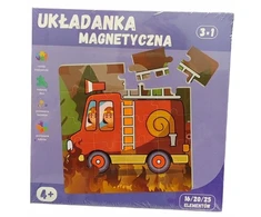 QBI magnetiniai blokeliai Magnetinė dėlionė 3in1 4+