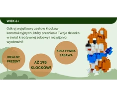 QBI Mini Corgi dog Konstrukciniai blokeliai 195 vnt.