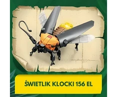 QBI Vabzdžių kaladėlės - Firefly statybiniai blokeliai Vabzdžiai 156 vnt