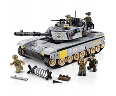 Qman statybiniai blokai - Abrams tankas ir sausumos dronas 482 vnt