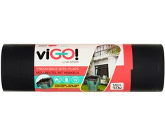 Quickpack viGO! Šiukšlių maišai su rankenomis 160 l, 10 vnt