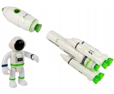 Qulki Kosmoso raketa Kosmoso kosmonautų garso šviesa dūmai rūko garai