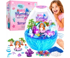 Qulki „Pasidaryk pats“ MERMAID RINKINYS KŪRYBINĖ MAGICAL TERARIUM RUMULĖLIO FONinio apšvietimo lempa L