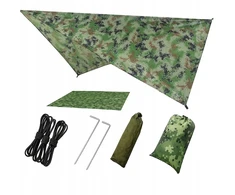 R70 „Camo“ vandeniui atsparus kempingo brezentas – lengvas ir patvarus (H013)