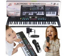 Klaviatūra Ramiz Elektroninis pianinas vaikams MQ-605UFB Bluetooth