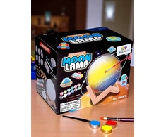 Ramiz Naktinė lempa KSIĘŻYC 3D KULA ŚWIECĄCA MOON LED GIPSOWE Figūrėlės KOSMOS DIY