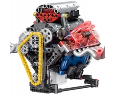 Ramiz Techninės konstrukcijos blokai Baterija varomas Motor 665 Movement Light modelis