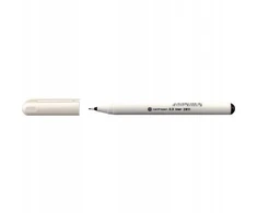 Rašiklis su plastiko antgaliu Centropen, 0.3mm, 10 vnt., juodas