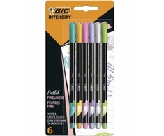 Bic Rašiklių rinkinys FineLiners Intensity Fine PASTEL 0.4 mm, 6 spalvų rinkinys 498334