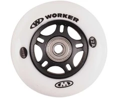 Ratukai riedučiams Worker 64 mm ABEC-5 Carbon