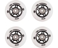Ratukai riedučiams Worker 64 mm ABEC-5 Carbon